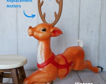 Antlers for Santa's Reindeer and Giant Reindeer Blow Mold (General Foam & Empire)