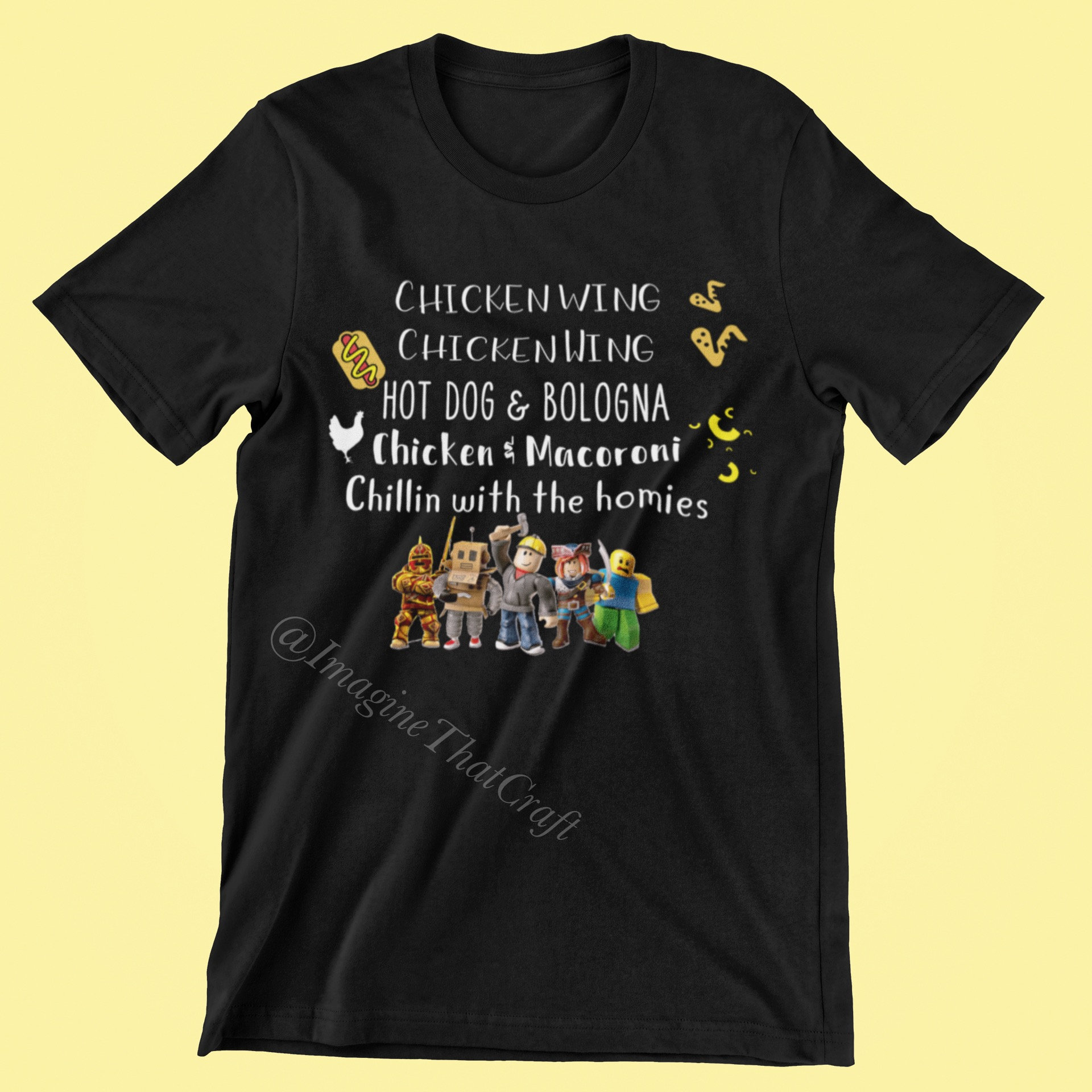 Chicken Wing Hot Dog Bologna Chilling W The Homies Viral Etsy