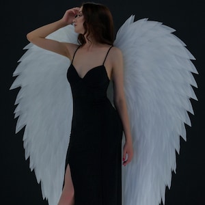 Fairy white angel wings costume, wings for the bride, accessory for wedding photoshoot, cupid angel wings, wedding dance wings, white wings