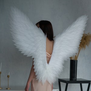 White butterfly wings costume, white wings for adults, angel wings , wings for party and perfomances