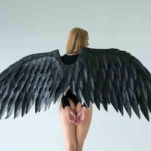 Raven wings, colored bird wings, demon wings, color angel wings,  fairy wings, butterfly wings, cosplay wings, costume for photoshoot