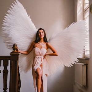 Fairy wings for adults, white angel wings, cosplay costume, butterfly wings, bride weddings accessory, cupid angel wings, wings for photos