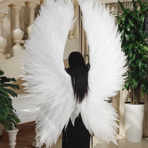 Large white wings, butterfly wings, cupid angel wings, fairy wings, cosplay costume, wings for photoshoot,large angel wings of various sizes