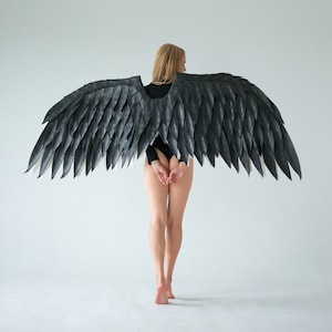 Fallen angel wings, demon wings, cupid wings, raven wings, wings for photoshoot, cosplay wings, accessory for cosplay costume, raven wings