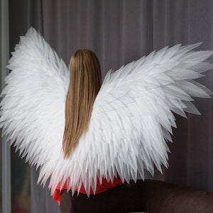 Large white wings, wings for wedding photo shoot, angel wings, cupid wings, wings for perfomances, cosplay wings, butterfly wings