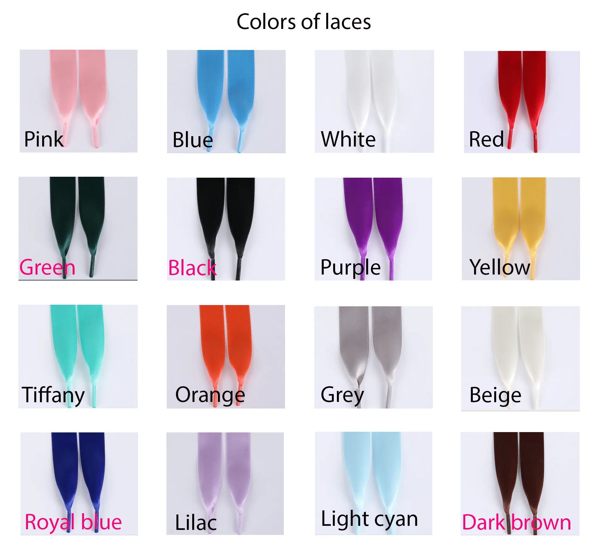 Custom Bride Shoelaces Satin Shoelaces Personalized Bridal Etsy