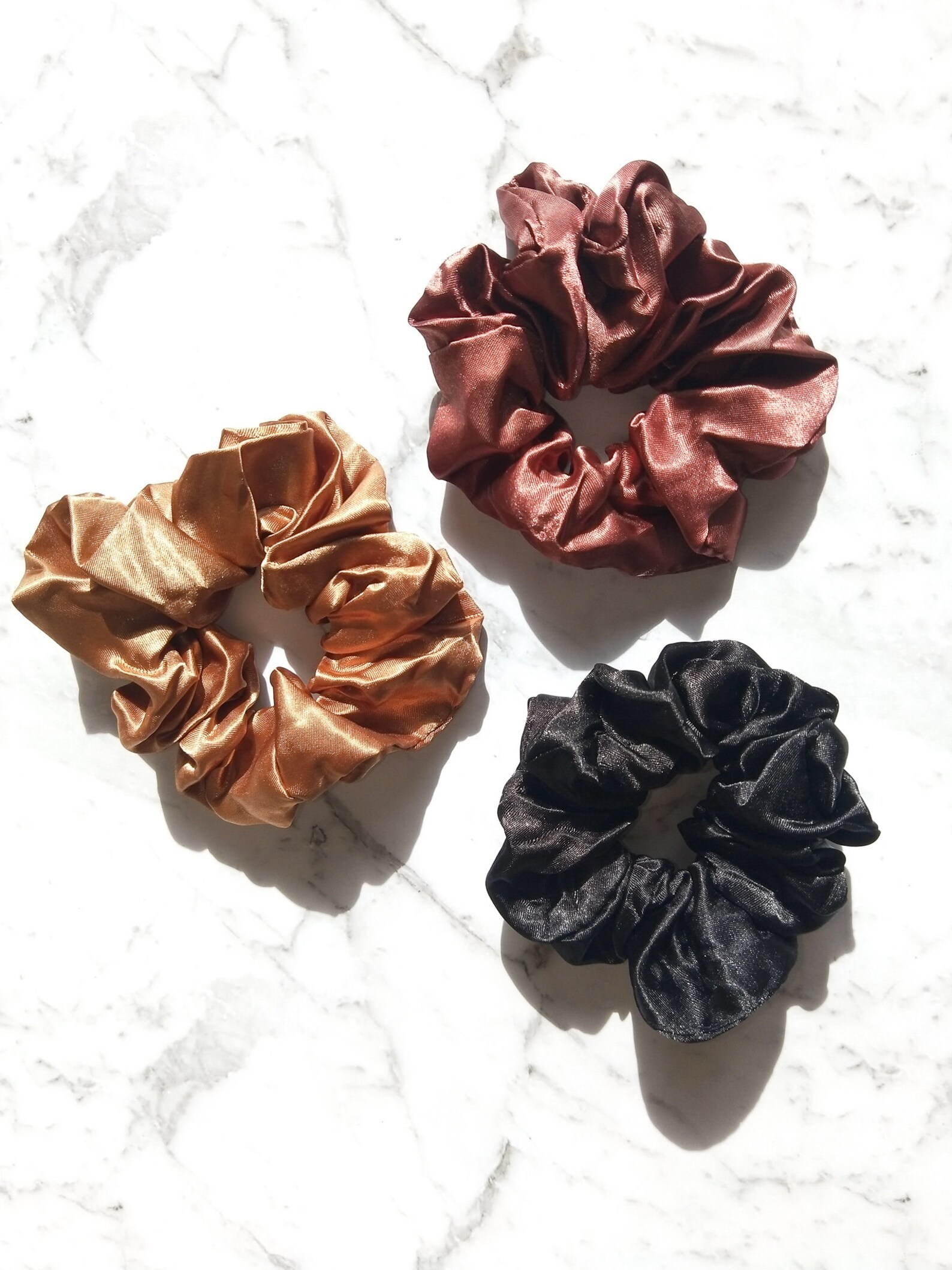 Gabriella Silk Scrunchie Set