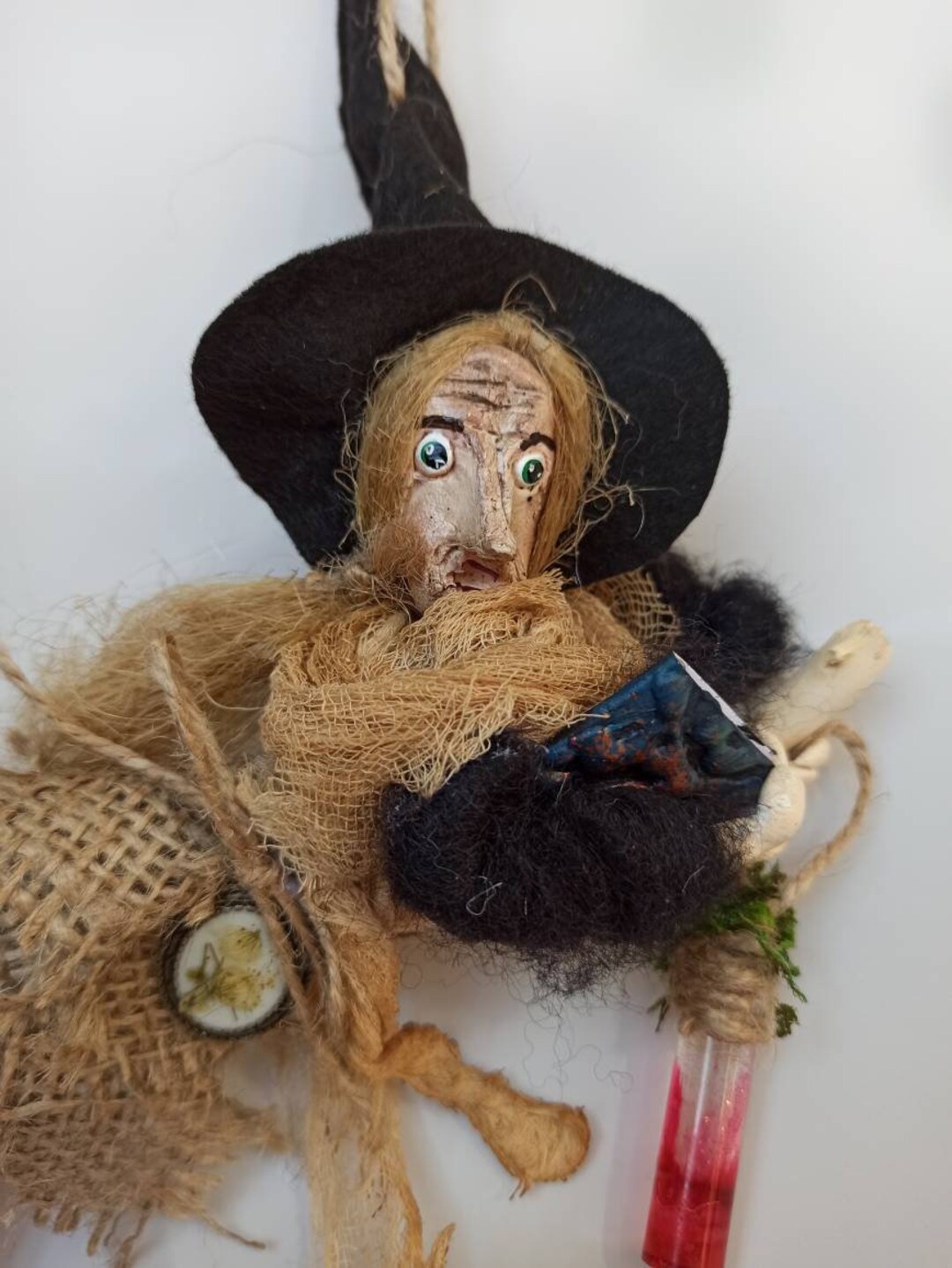 Kitchen Witch Good Luck Witch Doll Norway Kitchen Witch Witch Figurine ...