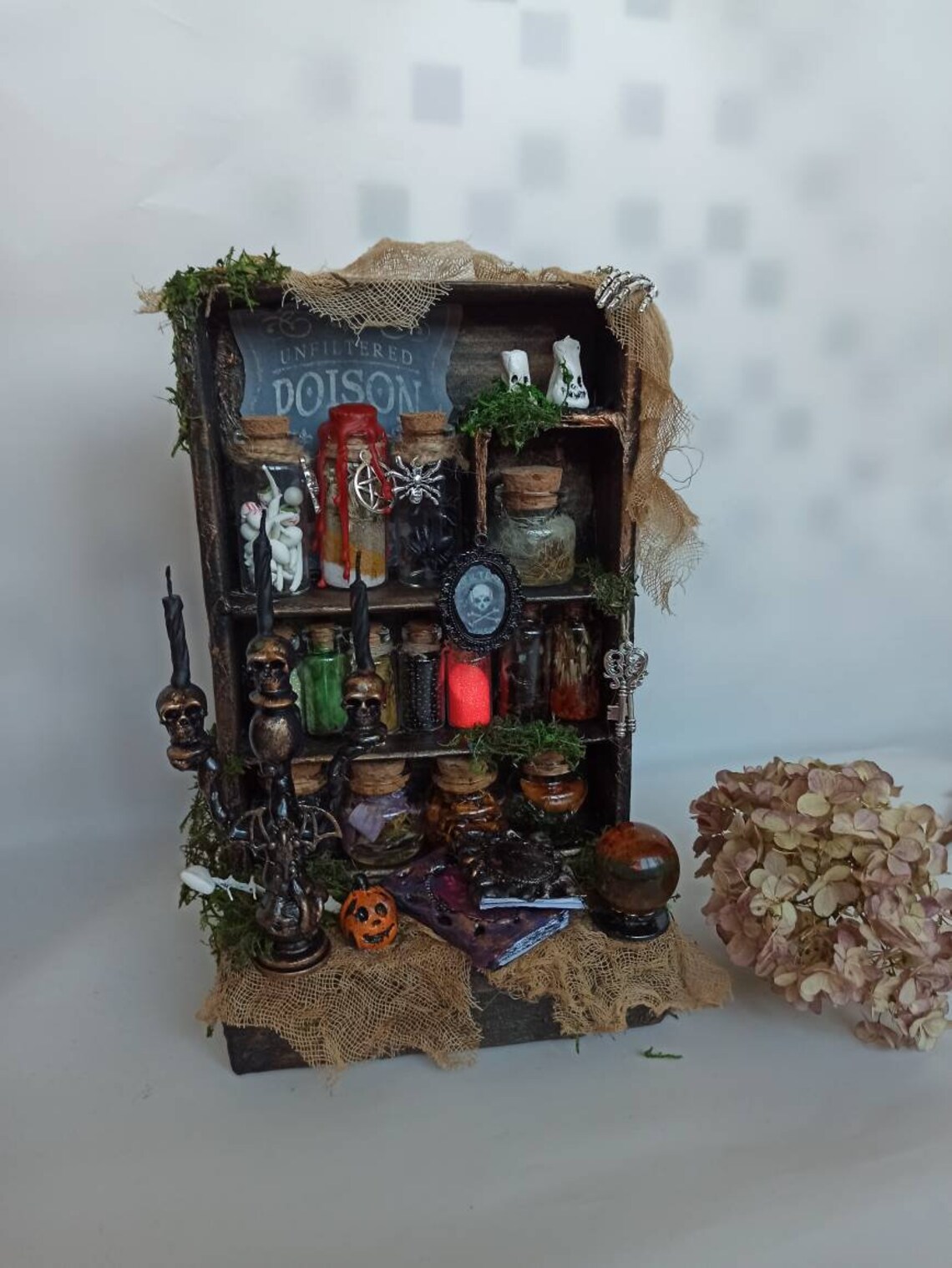 Mystic Witchy Diorama Miniature. Witch Miniature Etsy