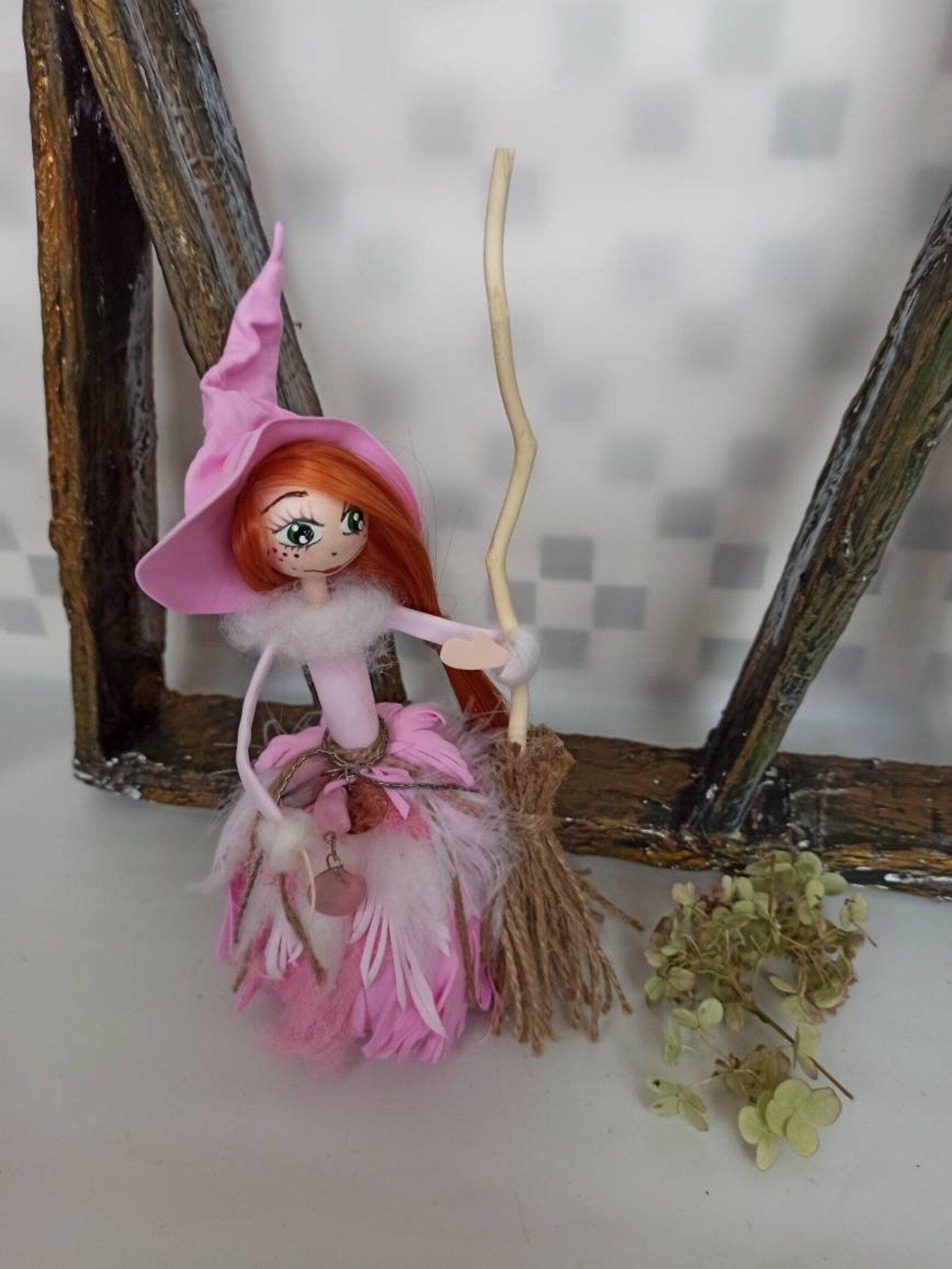 Cute Witch Doll KITCHEN WITCH Sweet Witch Figurine Etsy