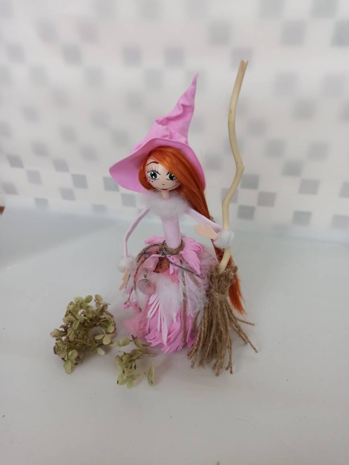 Cute Witch Doll KITCHEN WITCH Sweet Witch Figurine Etsy