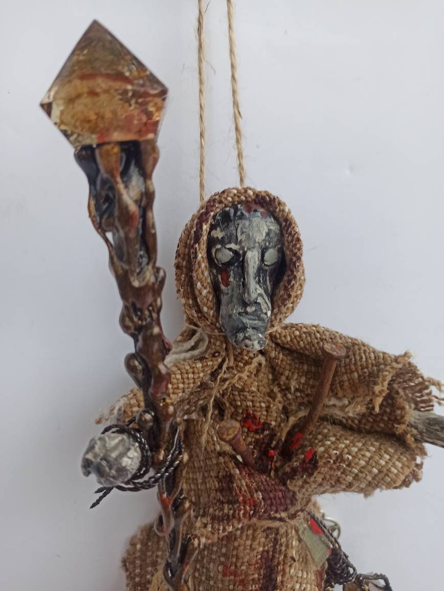 Scary Doll. Creepy Doll. Horror Doll Halloween Decor / Gothic - Etsy