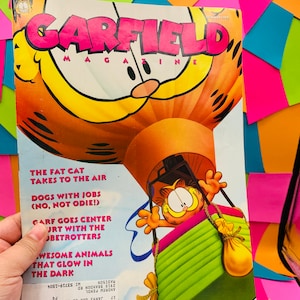 Garfield Magazine Summer 1992, Garfield Comics Vintage, Garfield vintage