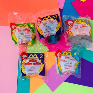 Pick-Your-Own Happy Meal Toys, Jouets Happy Meal Story, Lion King vintage, Mary Poppins vintage