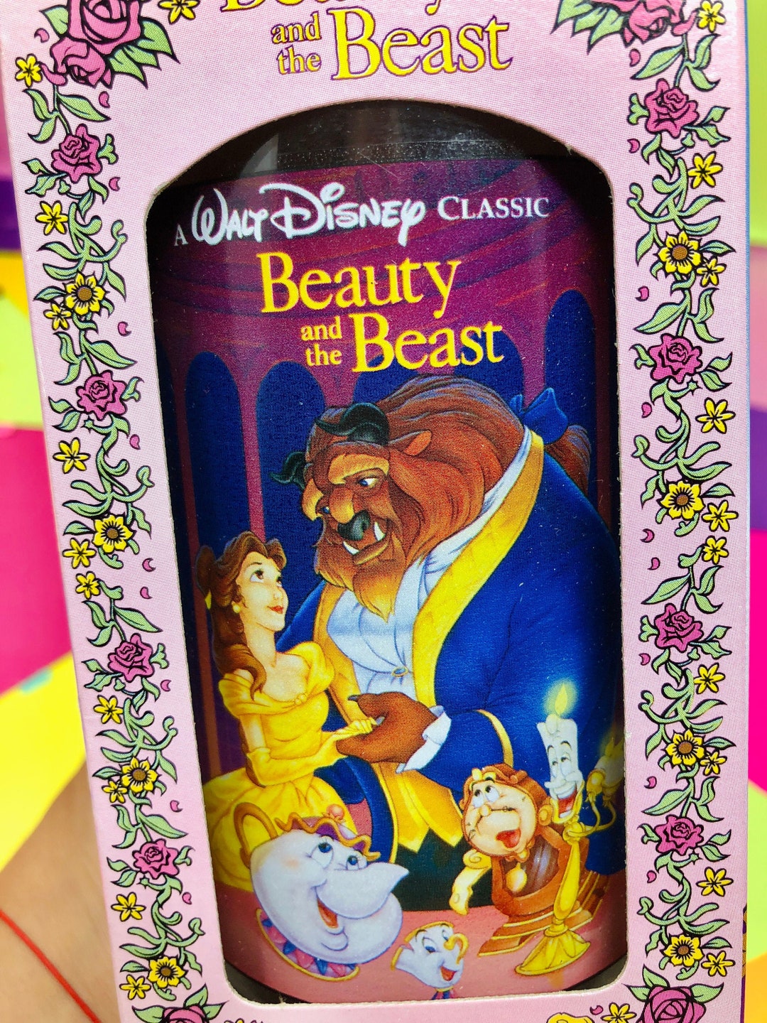 Burger King Disney Cup Collection, Beauty and the Beast Cup, BK Kids