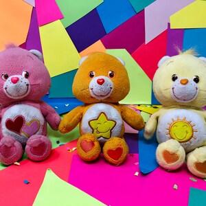 Care Bears Small Plush Toys - PICK ONE from Love a Lot Bear, Funshine Bear, Laugh a Lot Bear