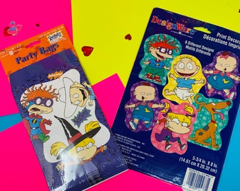Vintage Rugrats Halloween Party Favor Bags, dekoracje z nadrukiem (zapieczętowane)