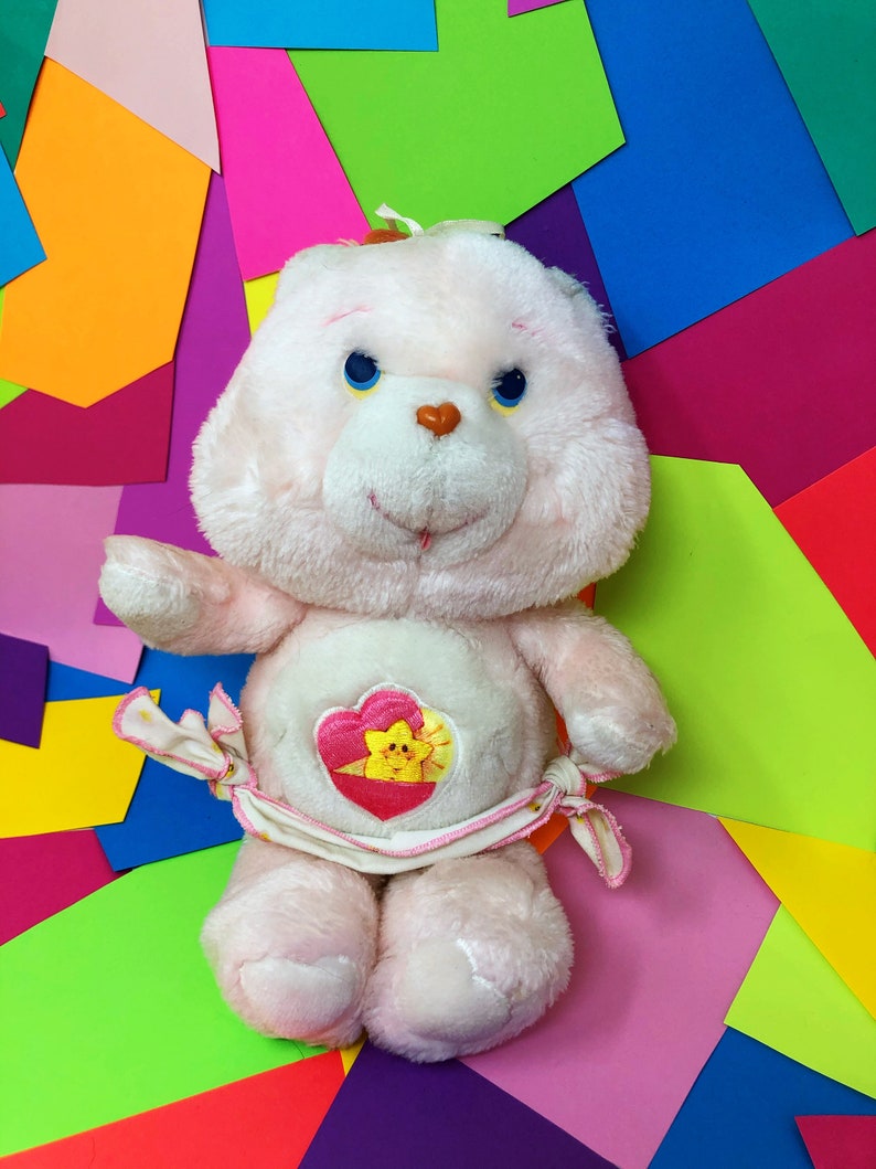 1980's Vintage Care Bears Baby Hugs Bear Plush Toy Etsy