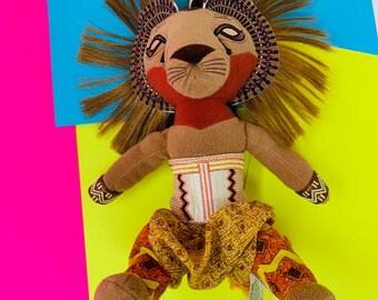Peluche del cucciolo di leone Simba, animale di peluche da collezione Disney Broadway