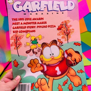 Garfield Vintage, Garfield Magazine Fal 1991 Garfield Comics Vintage, Garfield vintage, Garfield and Friends