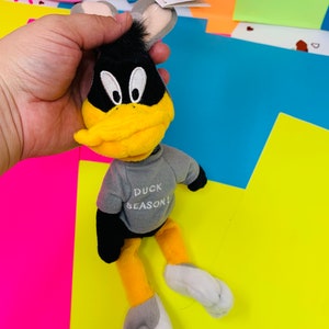Zabawka pluszowa Vintage Daffy Duck - Looney Tunes Warner Bros Kolekcjonerska wypchana zabawka