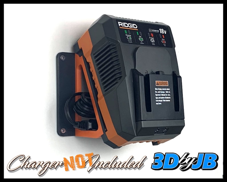 RIDGID® R86092 18v Battery Charger Wall Mount. Made in USA Etsy