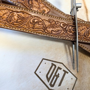 Custom Tooled Leather Belt - Custom Name Belt - Leather Belt - Western Belt - Mens Belt - Women&#39;s Belt