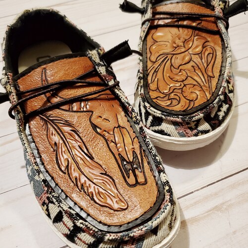 Custom Hey Dude Shoes Womens Mens 