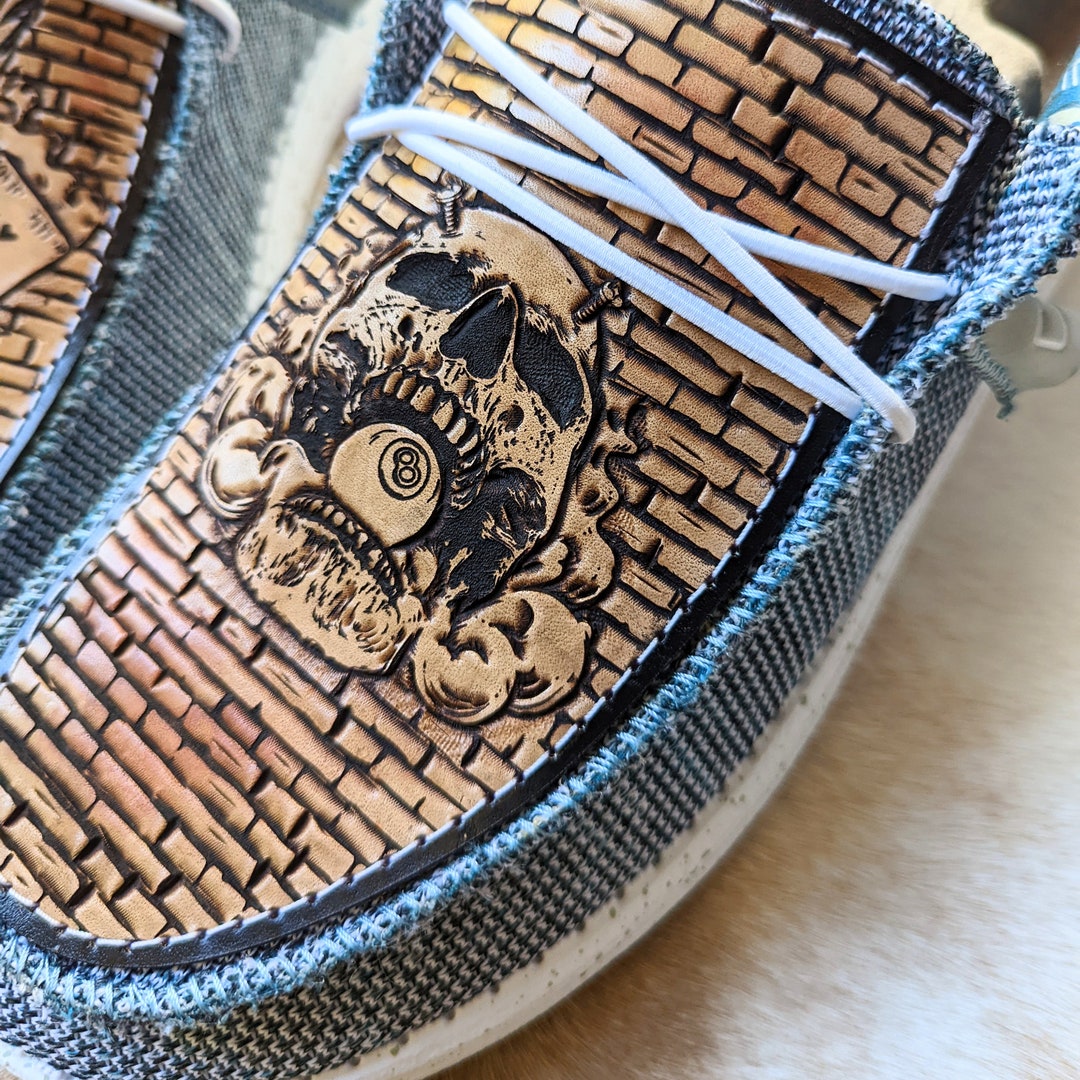 Graffiti Brick Wall Hey Dude Custom Hey Dude Shoes Womens - Etsy