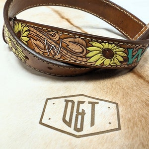 Custom Tooled Leather Belt - Custom Name Belt - Leather Belt - Western Belt - Mens Belt - Women&#39;s Belt