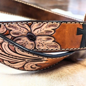Custom Tooled Leather Belt - Custom Name Belt - Leather Belt - Western Belt - Mens Belt - Women&#39;s Belt