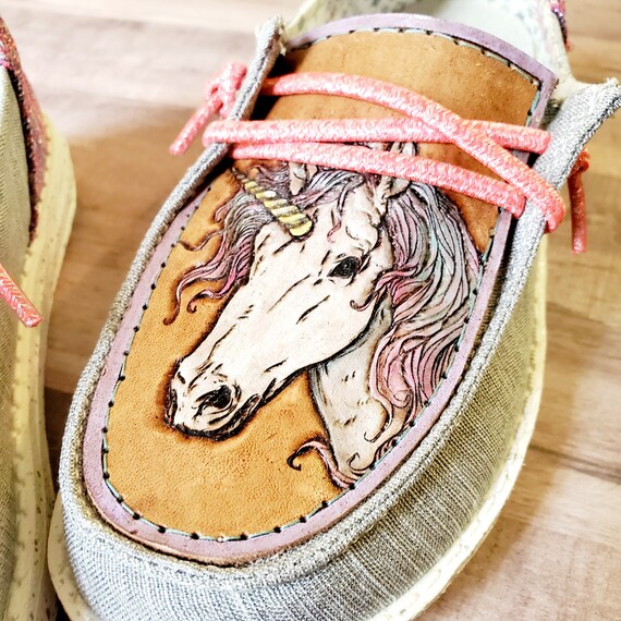 Unicorn Hey Dude Custom Hey Dude Shoes Womens Mens Girls Boys