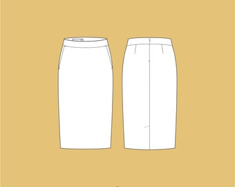Fashion Flat Sketches For Skirts  PrestigeProDesigncom