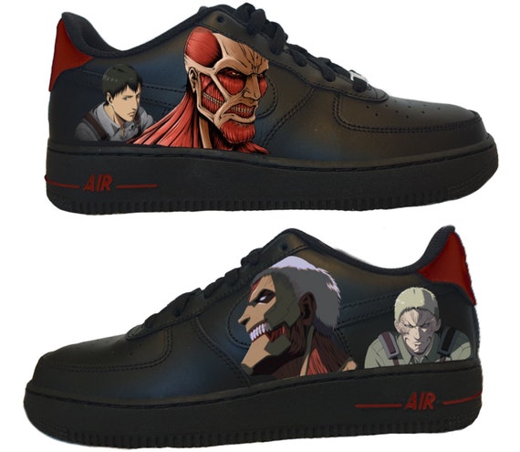 Attack on Titan XL Custom Nike Air Force 1/one | Etsy Attack on Titan XL Custom Nike Air Force 1/one | Etsy