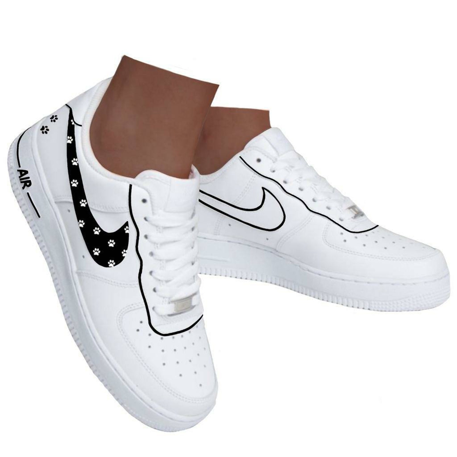 paw print shoe