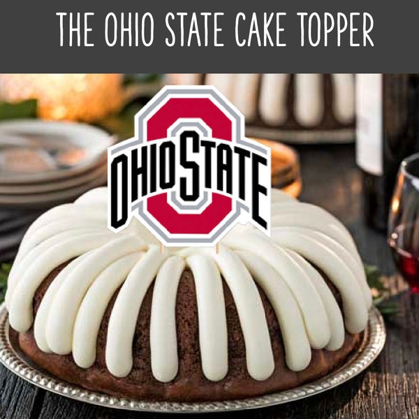 Ohio State University | OSU| Cake Topper | Graduation Party Decoration