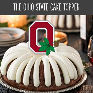 Ohio State University | OSU| Cake Topper | Graduation Party Decoration