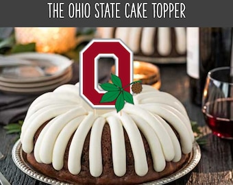 Ohio State University | OSU| Cake Topper | Graduation Party Decoration