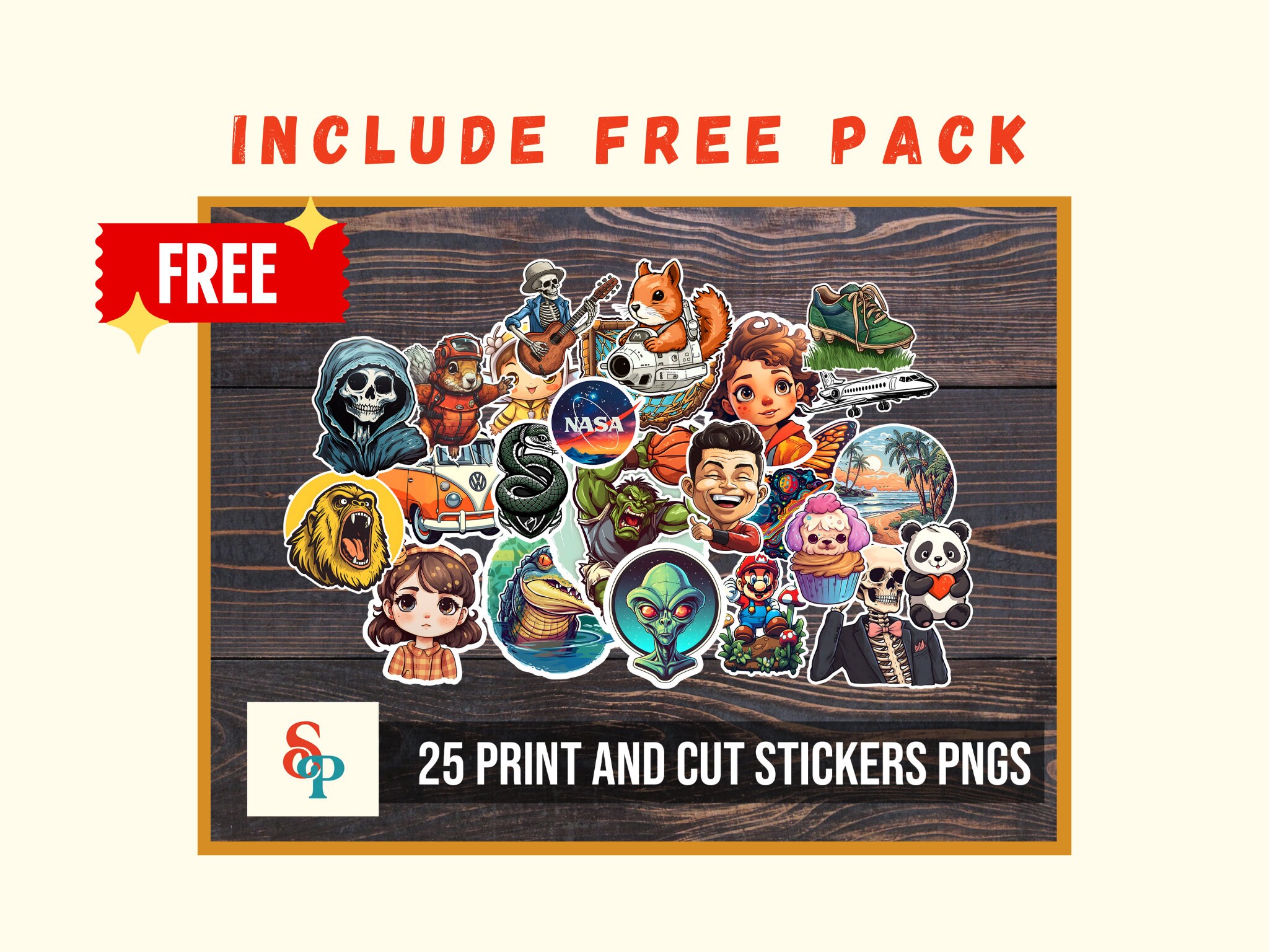 Cute Mushrooms PNG Stickers, Sticker Png Bundle, Printable Stickers ...