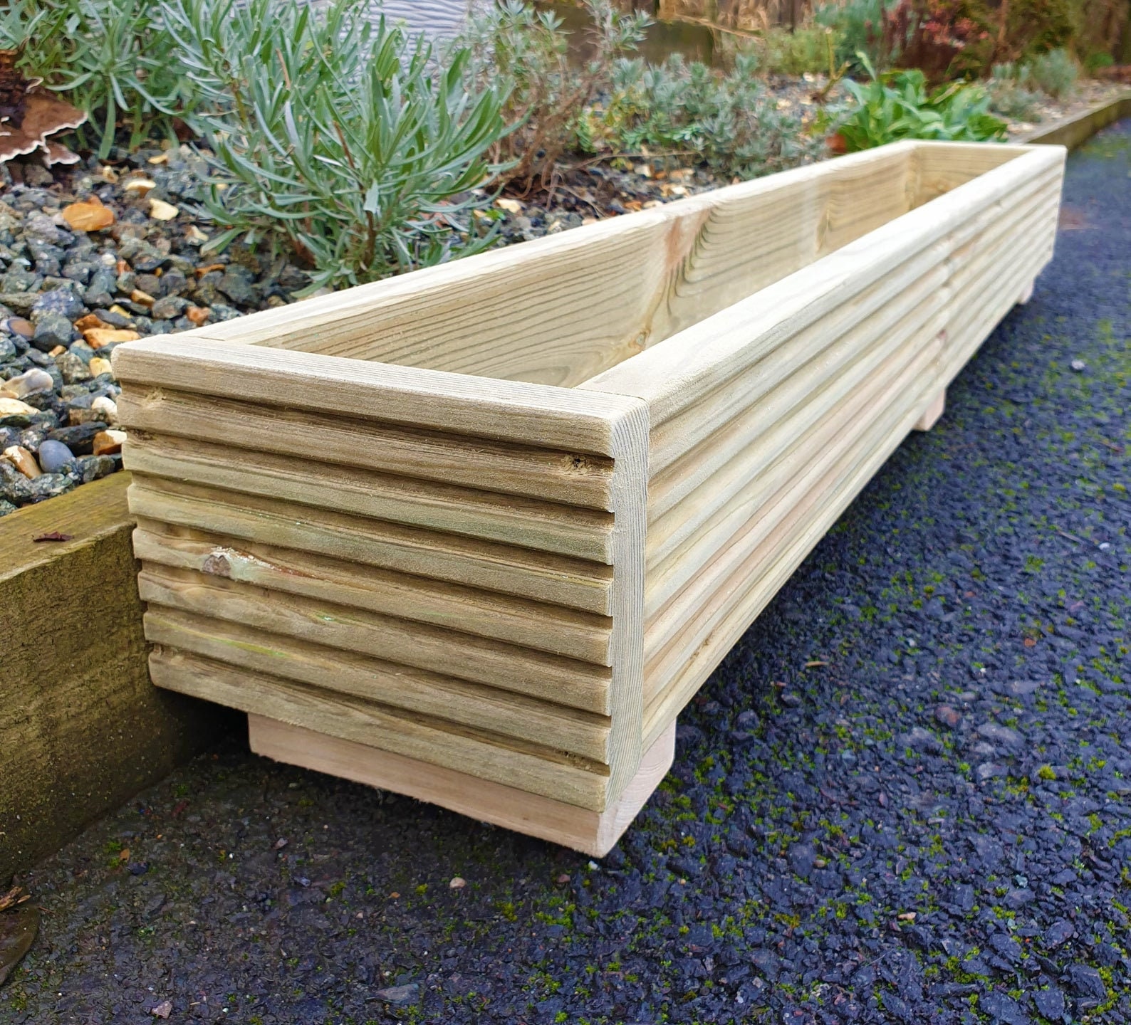 Handmade Wooden Decking Planter Box 120cm Pressure Treated Etsy