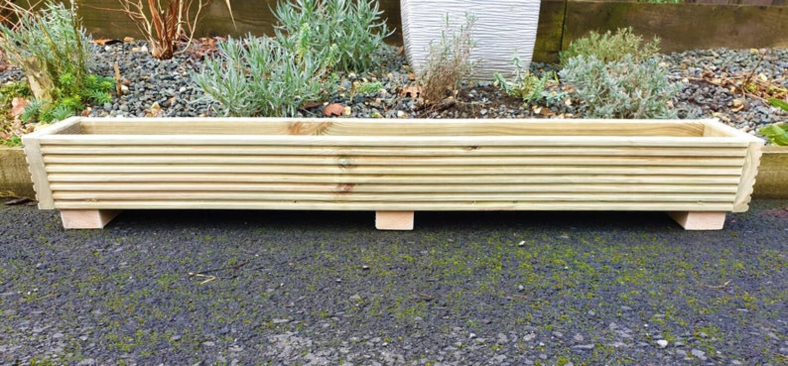 Handmade Wooden Decking Planter Box 120cm Pressure Treated Etsy