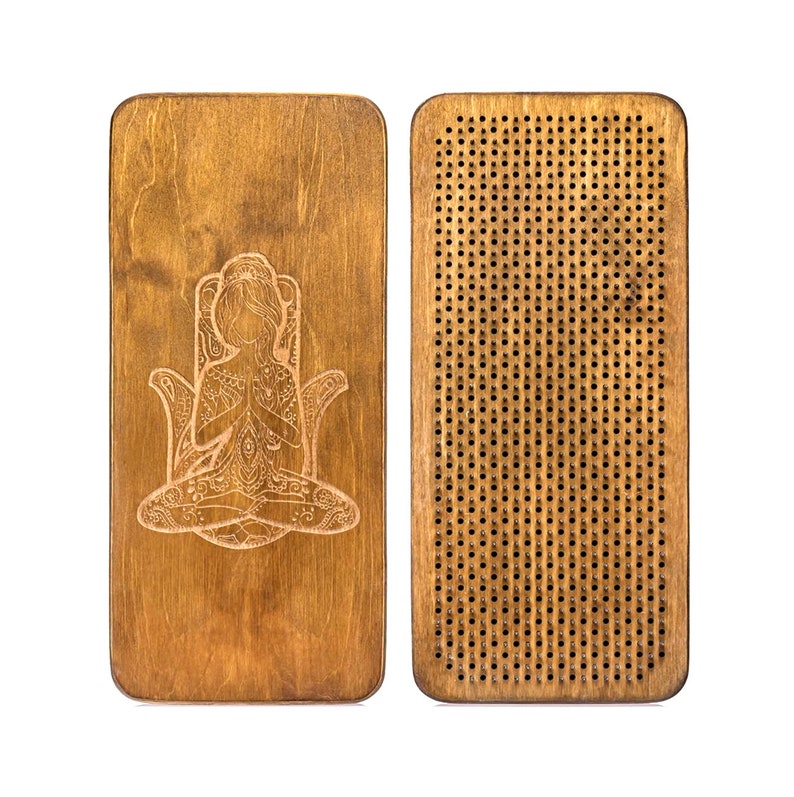 Sadhu Board for Beginners, Meditation Gifts, Yoga gifts, Standing on Nails image 3