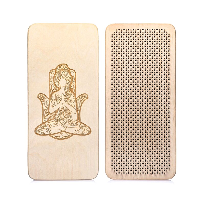 Sadhu Board for Beginners, Meditation Gifts, Yoga gifts, Standing on Nails image 4