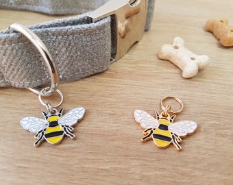 Bumble Bee Collar Charm | Pet Collar Accessories | Buzzy Bee Dog Collar Add-on | Cat Collar Decoration | Pet Collar Accessory