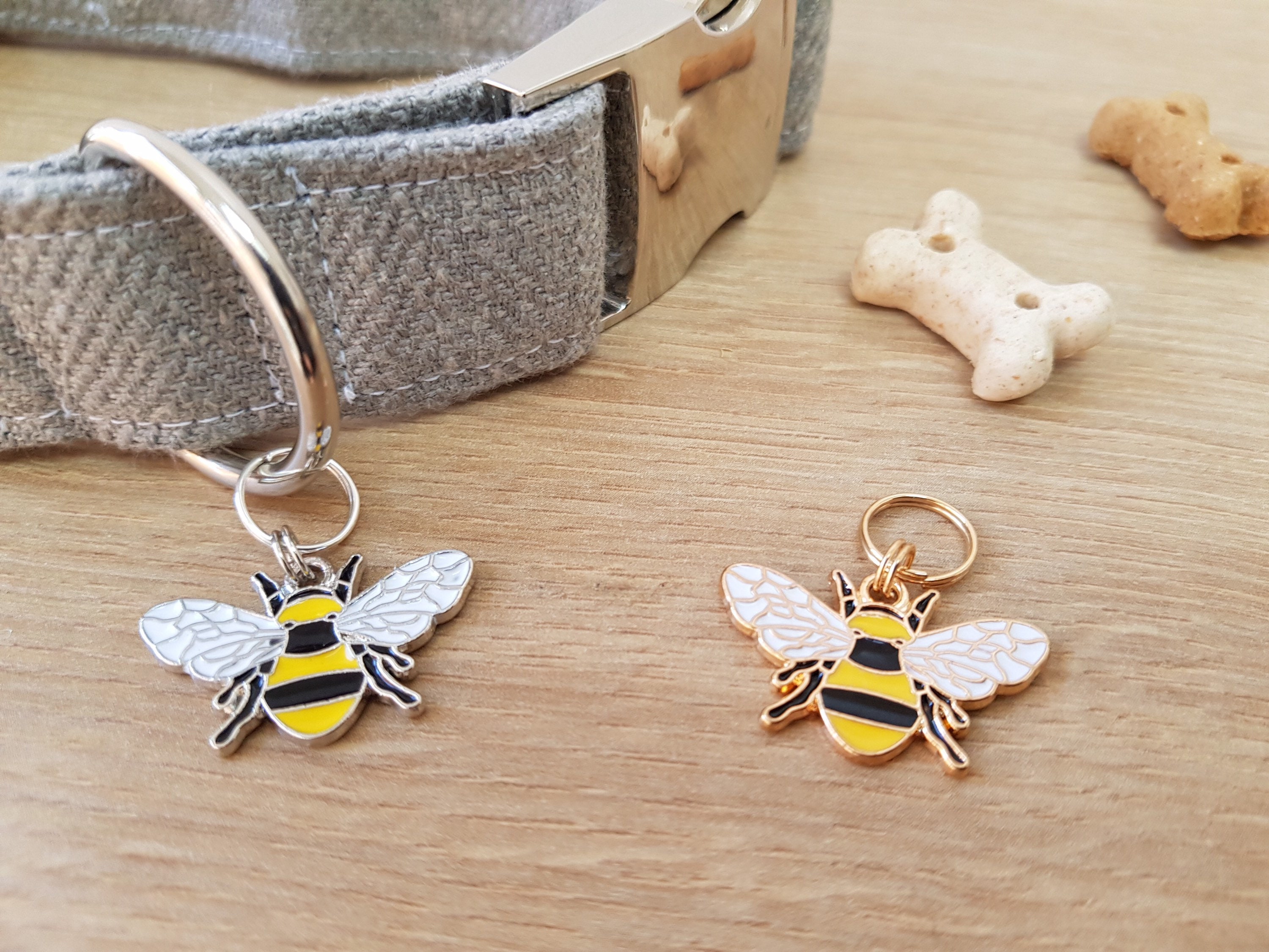Bumble Bee Collar Charm Pet Collar Accessories Buzzy Bee Etsy UK