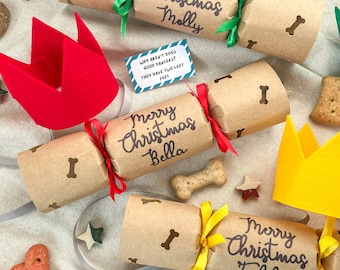 Dog Christmas Cracker | Personalised Dog Christmas Cracker Present | Custom Dog Christmas Gifts
