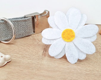 Daisy Collar Accessory | Daisy Dog Collar Flower | Dog Flower Accessory | Flower for Pet | Gifts for Dogs | Daisy Collar Decoration