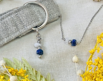 Bestfriend Dog and Human Necklace and Collar Charm | Matching Birthstone Jewellery Gift for Dog and Owner