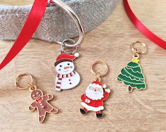 Christmas Collar Charm | Christmas Dog Tag Accessories | Santa Claus Pet Collar Decoration | Snowman Dog Outfit | Gingerbread Man Cat Charm
