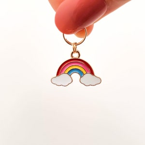 Rainbow Collar Charm | Rainbow Dog Collar Accessory | Cat Collar Jewellery | Rainbow for Dogs | Rainbow Collar Add-On | Pet Pride Decoration image 3
